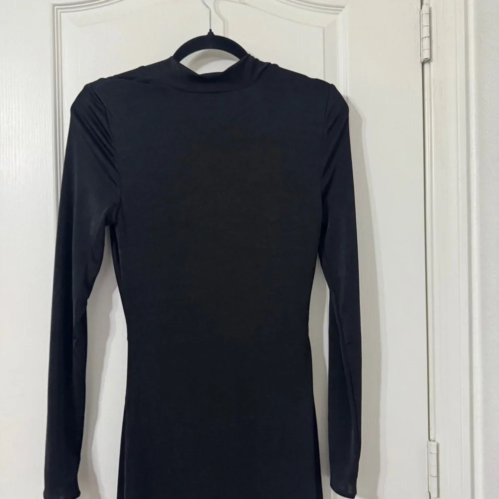 House of CB Black Plunge Maxi Dress - Picture 9 of 11